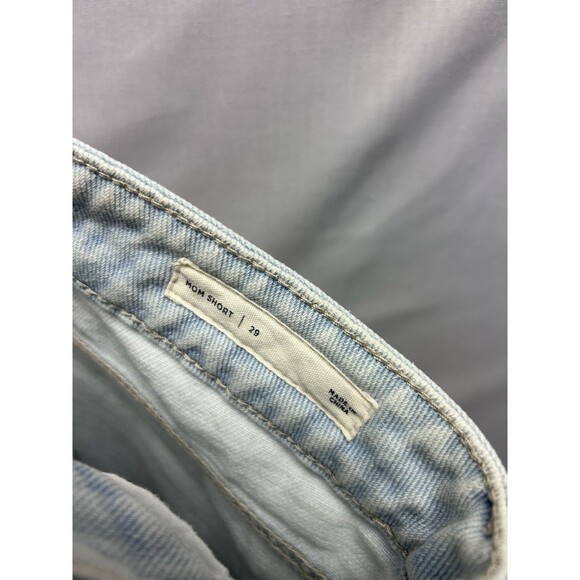 High Waisted Jean Shorts Lot Of 3 Mom Jeans Cuffed Button Front Size 9/10 - Picture 6 of 16